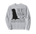 Golden Retrievers Are Best Therapy Sweatshirt - Trendy Graphic Men Women - T-Shirt, Sweatshirt, Hoodie