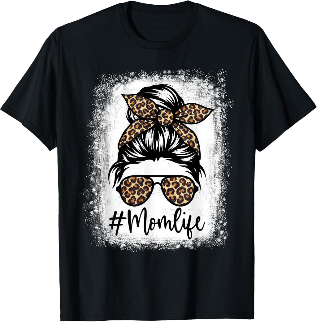 Bleached Mom life Tees gift Mother's Day Unisex T-shirt, Sweatshirt, Hoodie, Long Sleeve Tee - T-Shirt, Sweatshirt, Hoodie