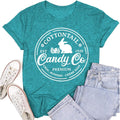 Easter Shirts for Women Spring Bunny Christian Tshirts Cottontail Candy Co. Ribbit Tee Tops - T-Shirt, Sweatshirt, Hoodie