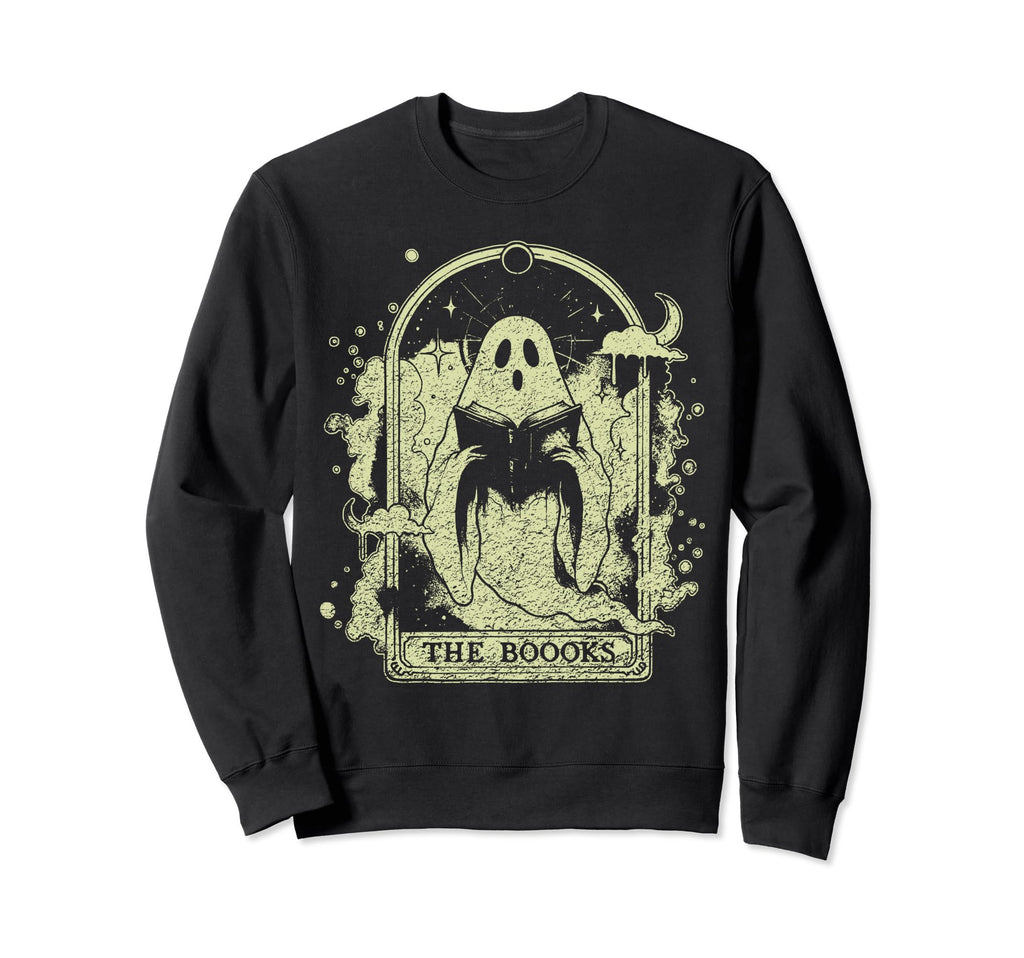 Distressed Tarot Card Books Lover Sweatshirt - Streetwear Style for Adults - T-Shirt, Sweatshirt, Hoodie