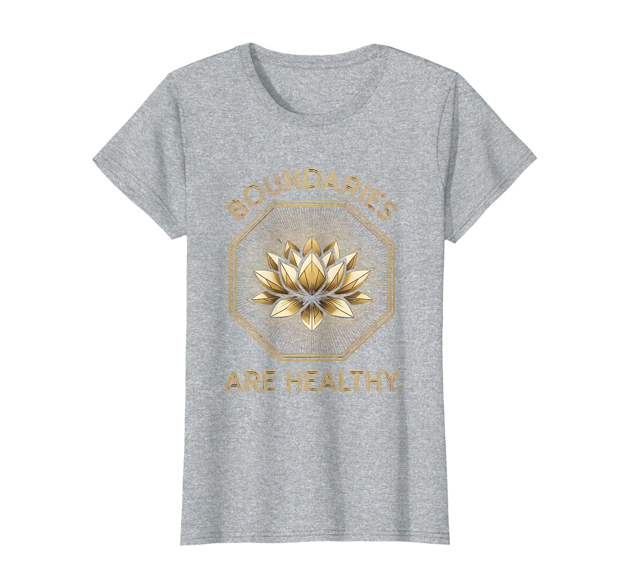 Boundaries Are Healthy Mental T-Shirt - Aesthetic Graphic for Adults - T-Shirt, Sweatshirt, Hoodie