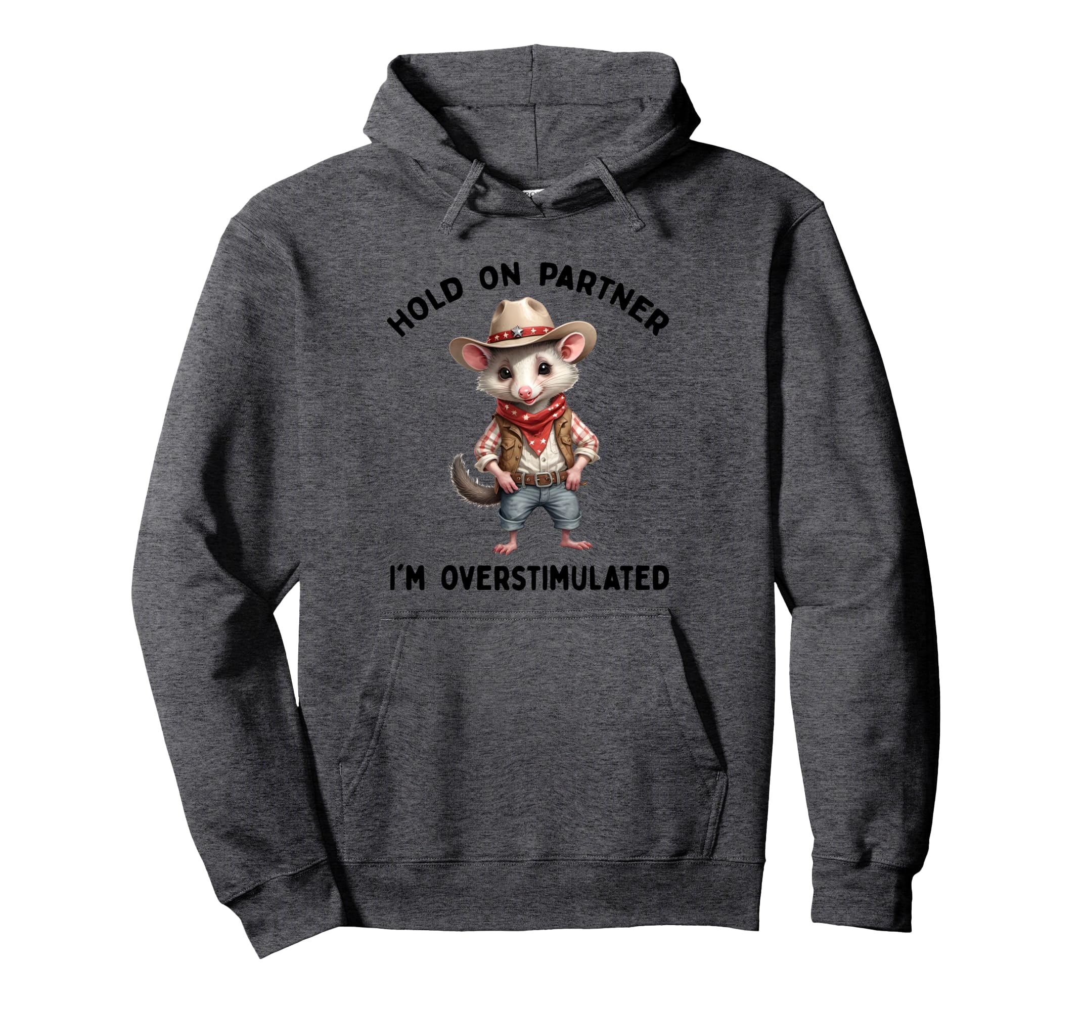 Hold Partner Im Overstimulated Moms Hoodie - Aesthetic Graphic Men Women - T-Shirt, Sweatshirt, Hoodie