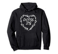 Choose Joy Heart Flowers Hoodie - Fun Novelty Design for Adults - T-Shirt, Sweatshirt, Hoodie