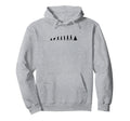Zen Buddha Evolution Meditation Hoodie - Aesthetic Graphic Unisex - T-Shirt, Sweatshirt, Hoodie