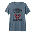 Enemies To Lovers Survivor Funny T-Shirt - Minimalist Print Men Women - T-Shirt, Sweatshirt, Hoodie