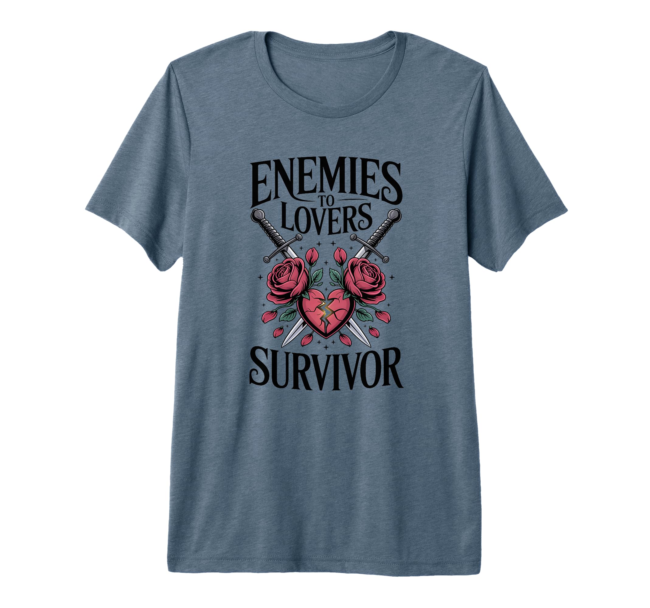Enemies To Lovers Survivor Funny T-Shirt - Minimalist Print Men Women - T-Shirt, Sweatshirt, Hoodie