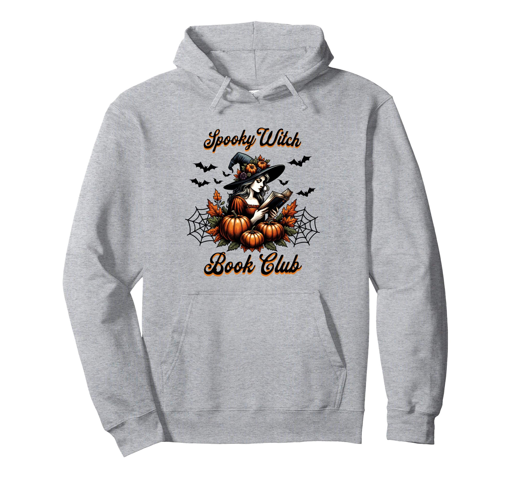 Spooky Witch Book Club Halloween Reading Hoodie - Streetwear Style Unisex - T-Shirt, Sweatshirt, Hoodie