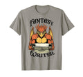 Fantasy Writer Funny Book Dragon T-Shirt - Casual Everyday Wear Men Women - T-Shirt, Sweatshirt, Hoodie