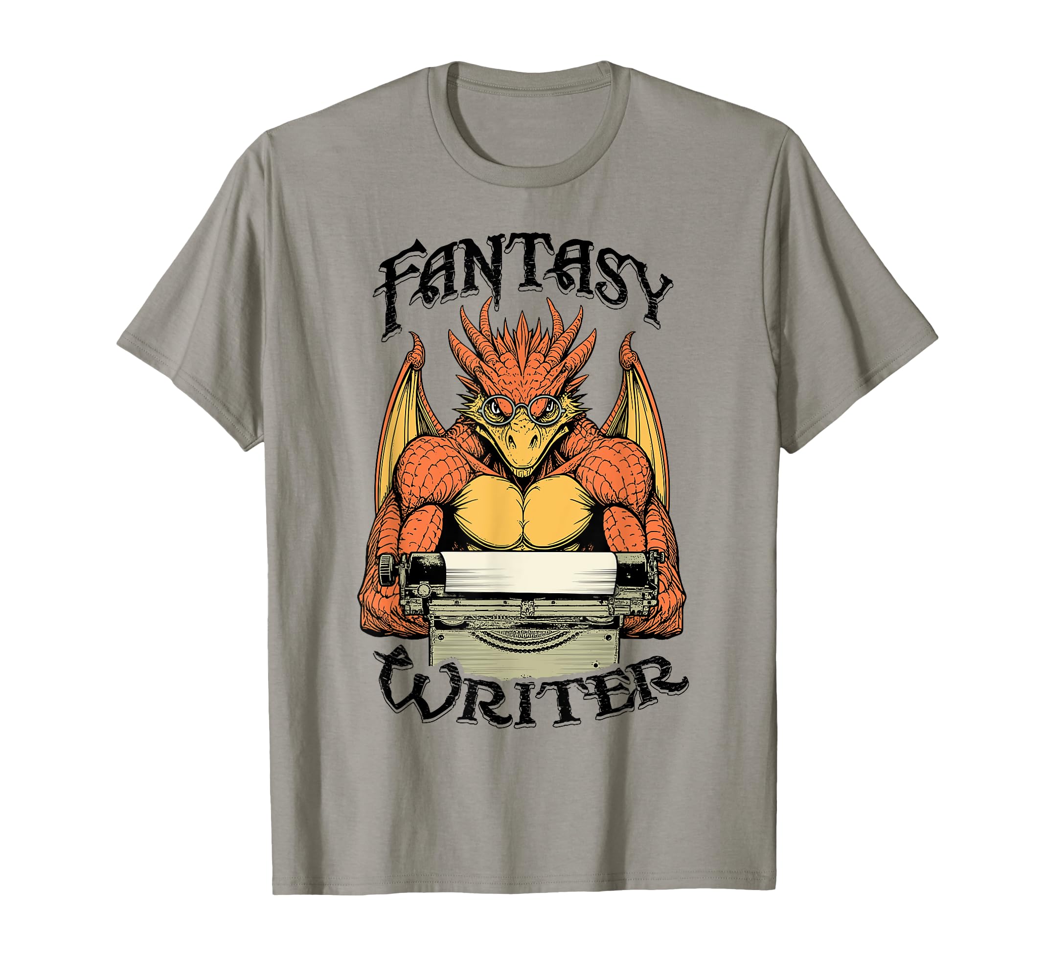 Fantasy Writer Funny Book Dragon T-Shirt - Casual Everyday Wear Men Women - T-Shirt, Sweatshirt, Hoodie