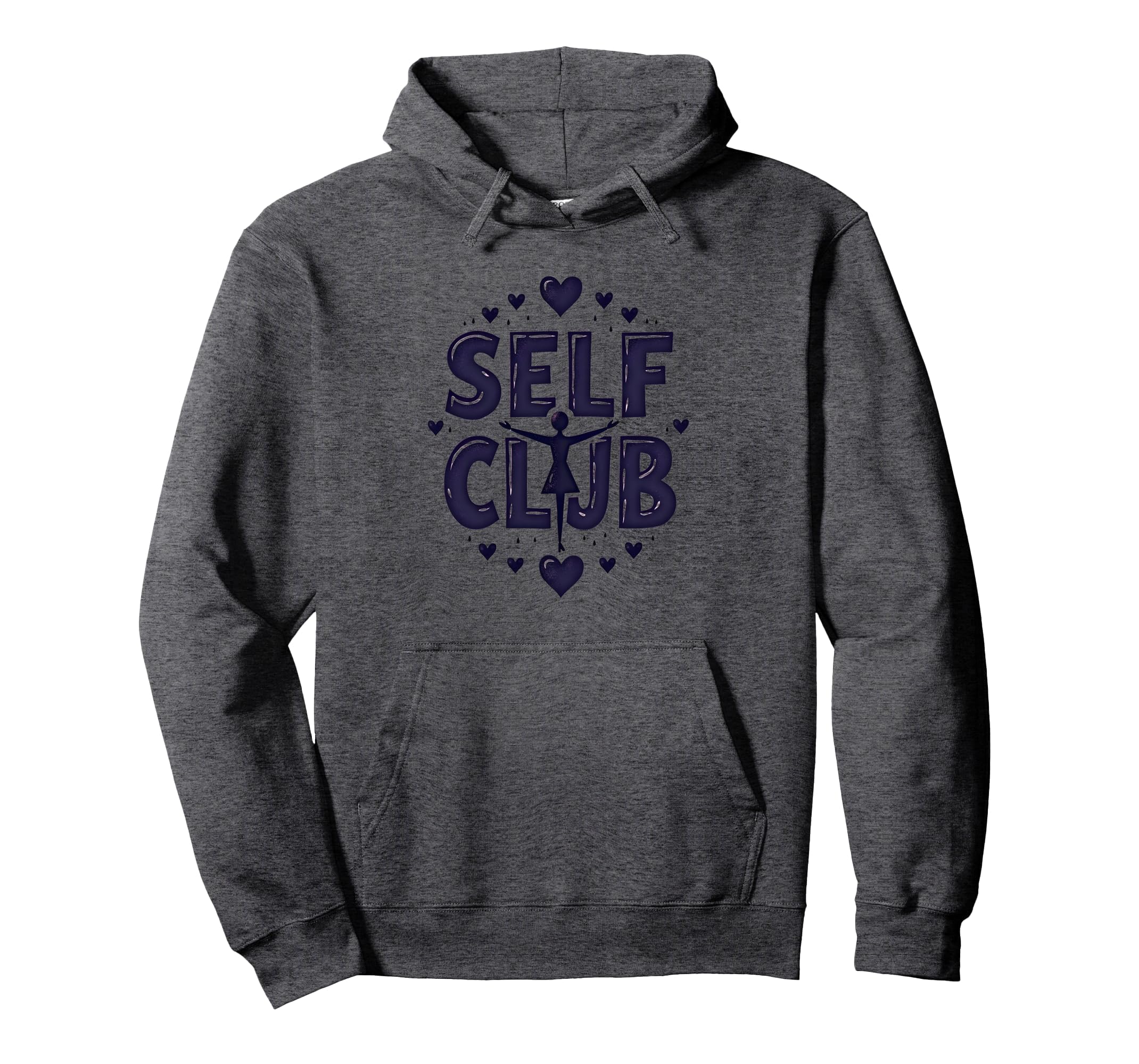 Self Club Inspire Empowering Self Hoodie - Casual Everyday Wear for Adults - T-Shirt, Sweatshirt, Hoodie