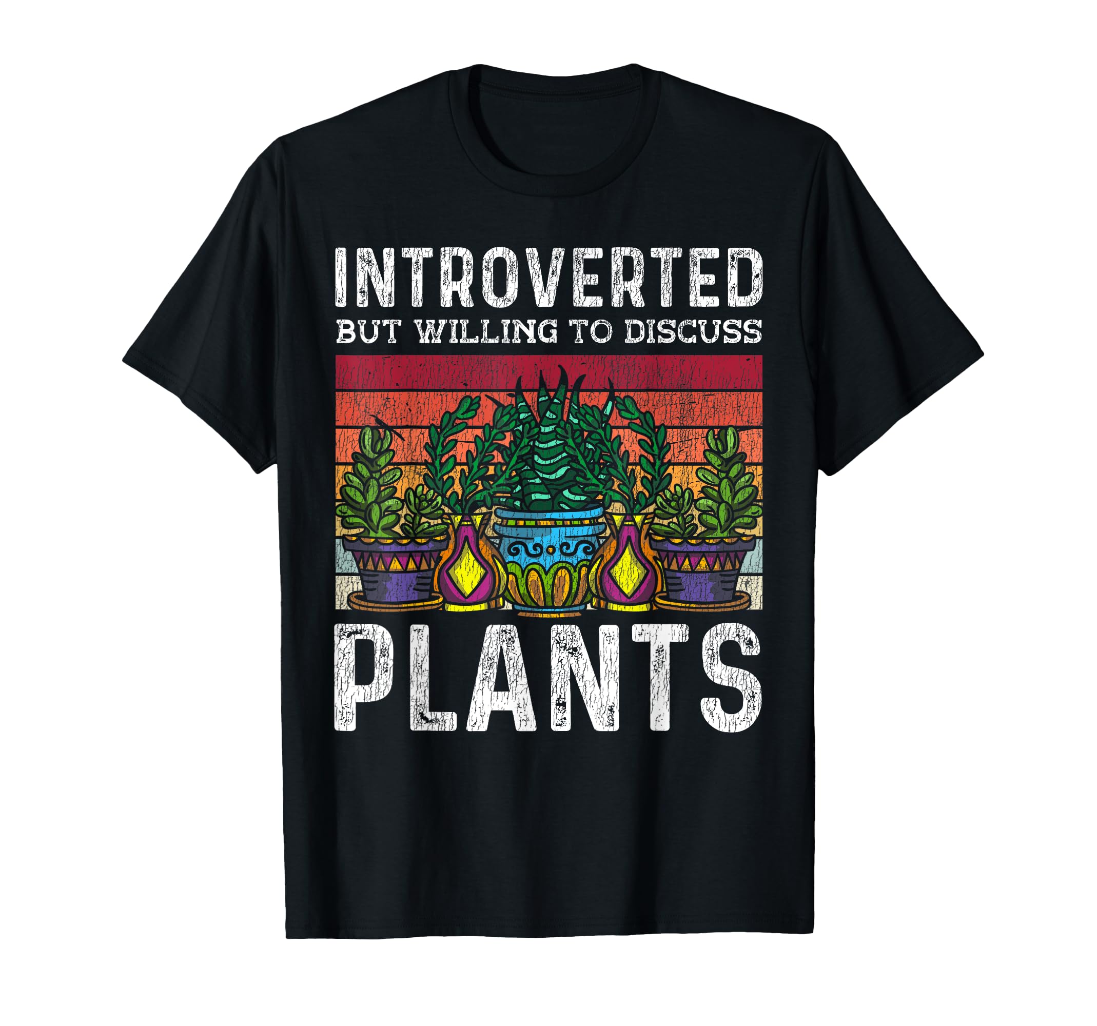 Gardening Potted Plant Cactus T-Shirt - Custom Art Print Men Women - T-Shirt, Sweatshirt, Hoodie