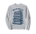 Book Lover Bookish Reader Sweatshirt - Minimalist Print Men Women - T-Shirt, Sweatshirt, Hoodie
