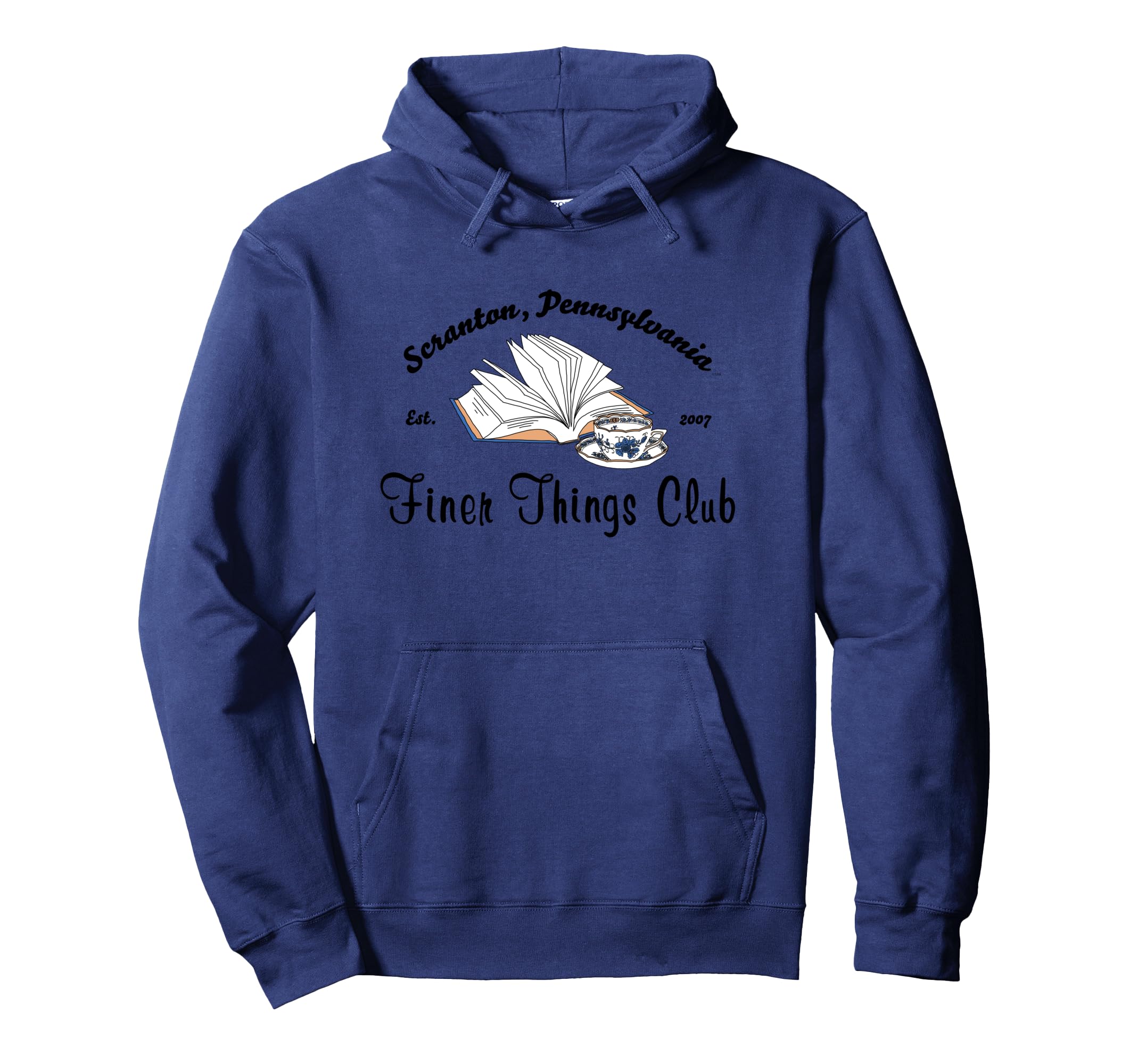 Office Finer Things Club Book Hoodie - Custom Art Print Unisex - T-Shirt, Sweatshirt, Hoodie