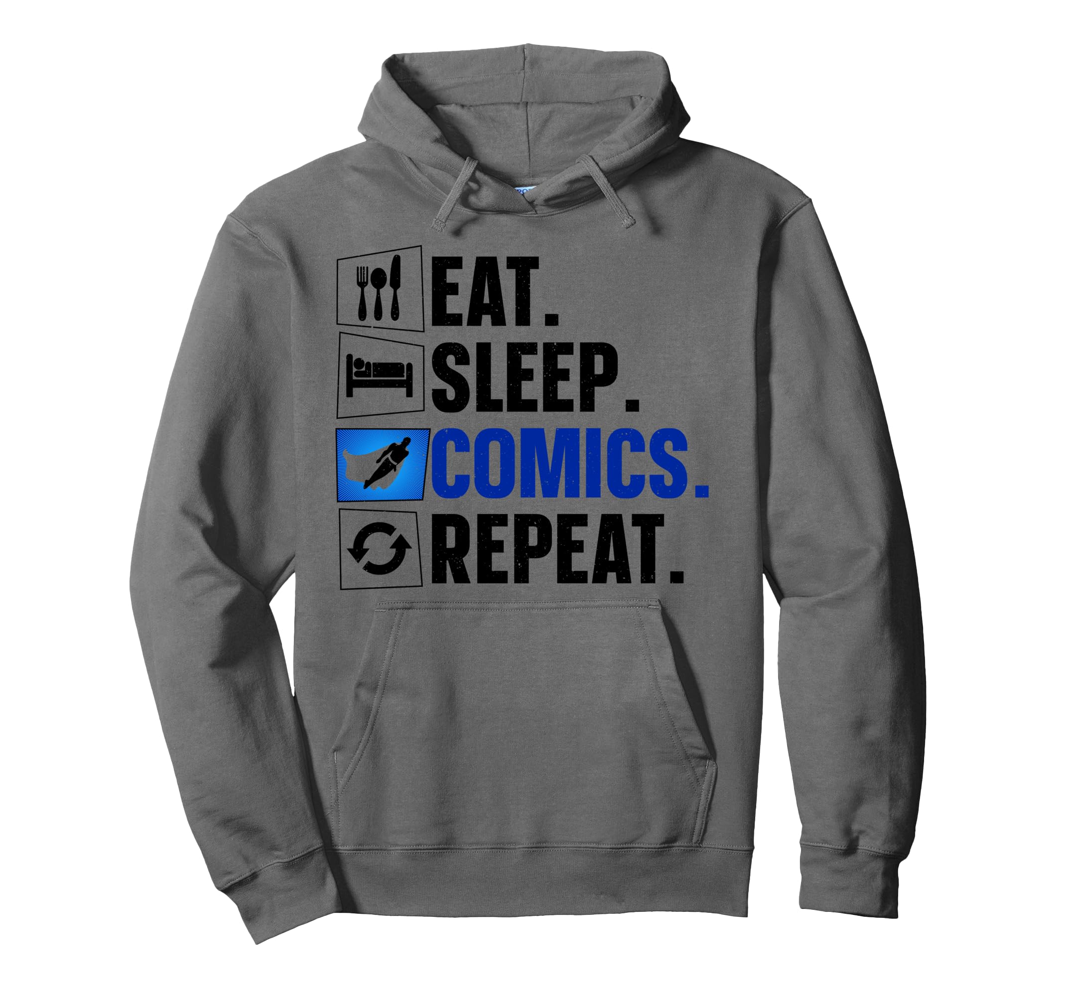 Comics Comic Book Nerd Comic Book Lover Hoodie - Fun Novelty Design Unisex - T-Shirt, Sweatshirt, Hoodie