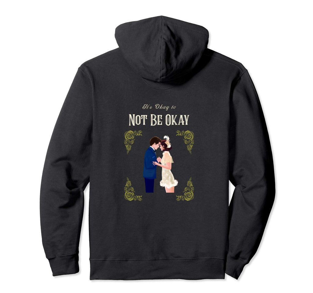 Psycho But Its Okay Its Okay To Not Be Hoodie - Novelty Apparel for Adults - T-Shirt, Sweatshirt, Hoodie