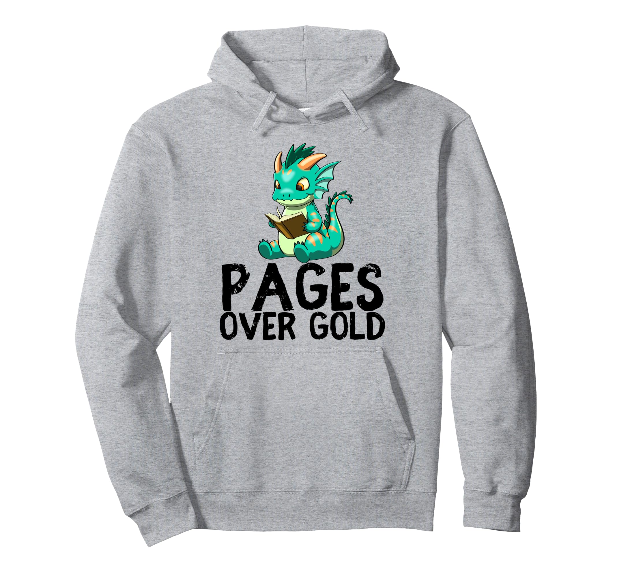 Dragon Reading Book Worm Nerd School Read Hoodie - Graphic Print Men Women - T-Shirt, Sweatshirt, Hoodie