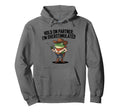 Hold Partner Im Overstimulated Cowboy Hoodie - Custom Art Print Men Women - T-Shirt, Sweatshirt, Hoodie