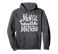 Mental Health Awareness Ribbon Items Hoodie - Minimalist Print for Adults - T-Shirt, Sweatshirt, Hoodie