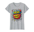 Focus Whats That Funny Adhd Awareness T-Shirt - Custom Art Print for Adults - T-Shirt, Sweatshirt, Hoodie