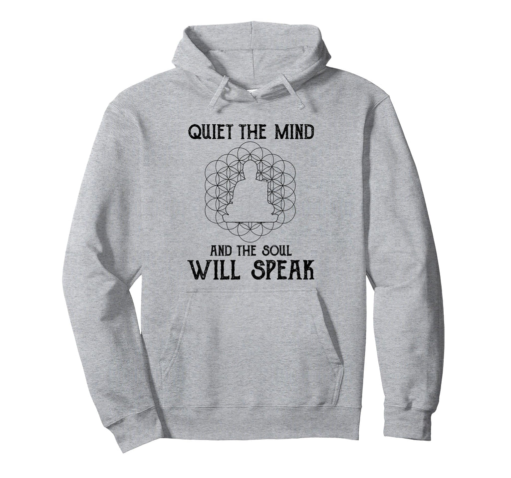 Buddhist Quiet Mind And Soul Mantra Buddha Hoodie - Novelty Apparel Unisex - T-Shirt, Sweatshirt, Hoodie