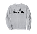 Antisocial Butterfly Trendy Womens Sweatshirt - Custom Art Print Unisex - T-Shirt, Sweatshirt, Hoodie