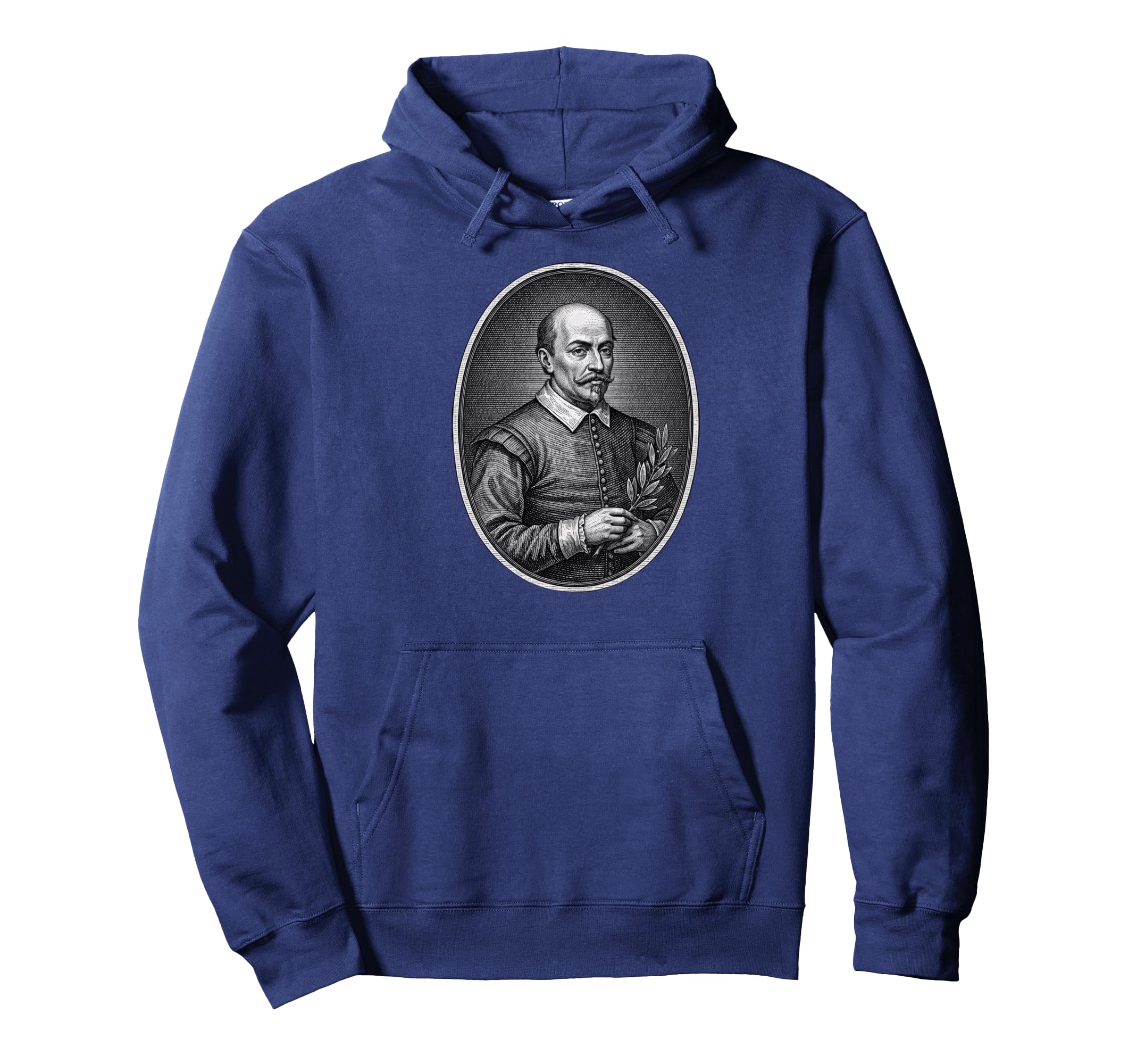 Michel De Montaigne Portrait Literature Hoodie - Trendy Graphic Men Women - T-Shirt, Sweatshirt, Hoodie