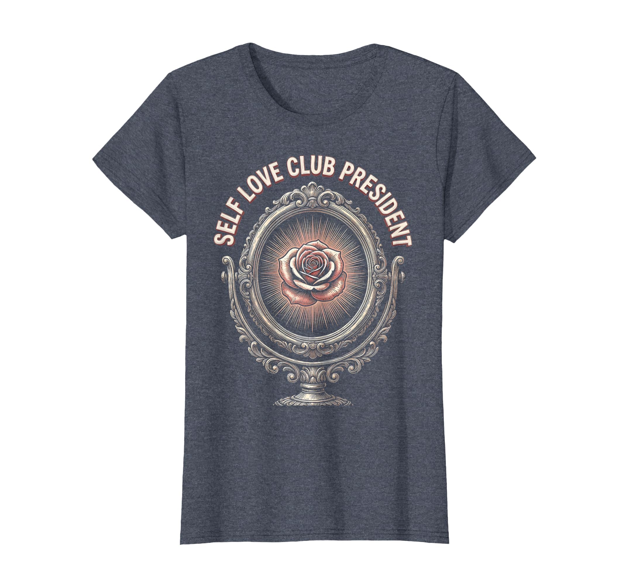 Self Love Club President I Love Me T-Shirt - Minimalist Print Men Women - T-Shirt, Sweatshirt, Hoodie