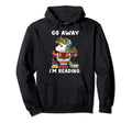 Go Away Im Reading Unicorn Reading Book Hoodie - Graphic Print for Adults - T-Shirt, Sweatshirt, Hoodie