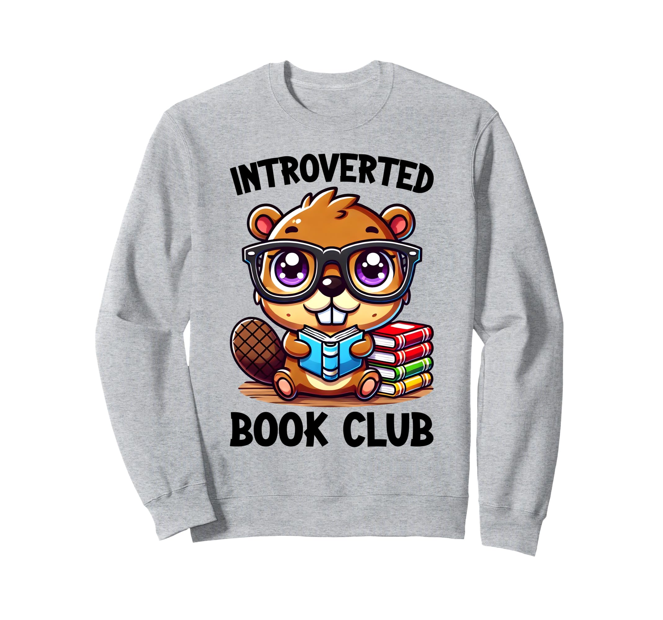 Introverted Book Club Reading Lover Sweatshirt - Novelty Apparel Men Women - T-Shirt, Sweatshirt, Hoodie