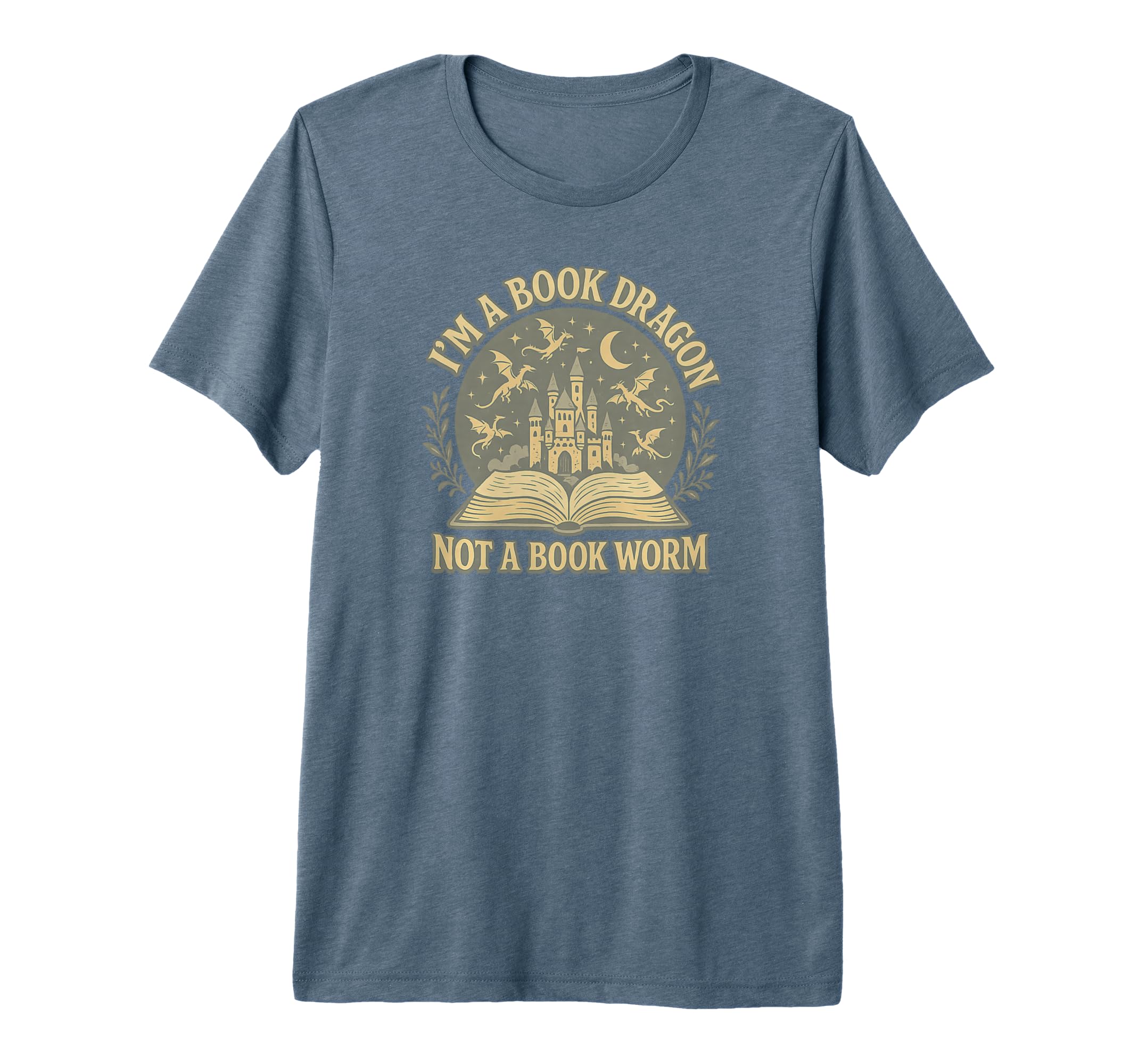 Im Book Dragon Not Book Worm Fantasy T-Shirt - Novelty Apparel Unisex - T-Shirt, Sweatshirt, Hoodie
