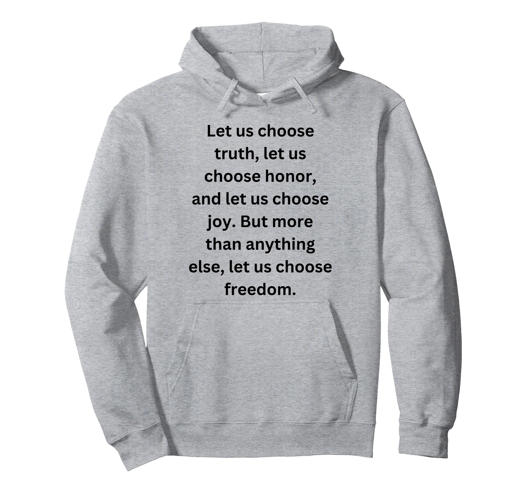 Let Us Choose Joy Let Us Choose Hoodie - Streetwear Style Men Women - T-Shirt, Sweatshirt, Hoodie