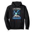 Im Not Bookworm Im Book Dragon Hoodie - Fun Novelty Design Unisex - T-Shirt, Sweatshirt, Hoodie