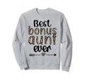 Best Bonus Aunt Ever Step Auntie Sweatshirt - Unique Graphic for Adults - T-Shirt, Sweatshirt, Hoodie