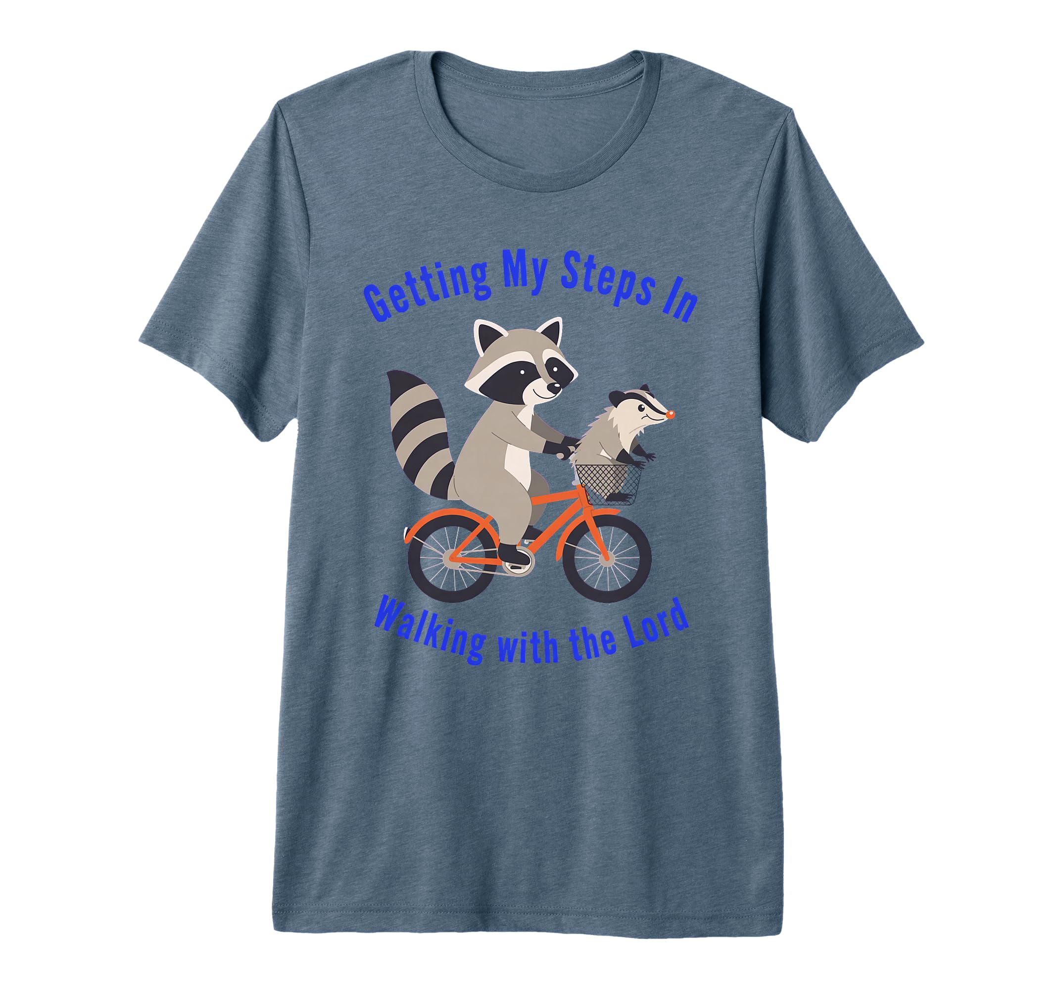 Getting My Steps Walking Lord Raccoon T-Shirt - Trendy Graphic for Adults - T-Shirt, Sweatshirt, Hoodie