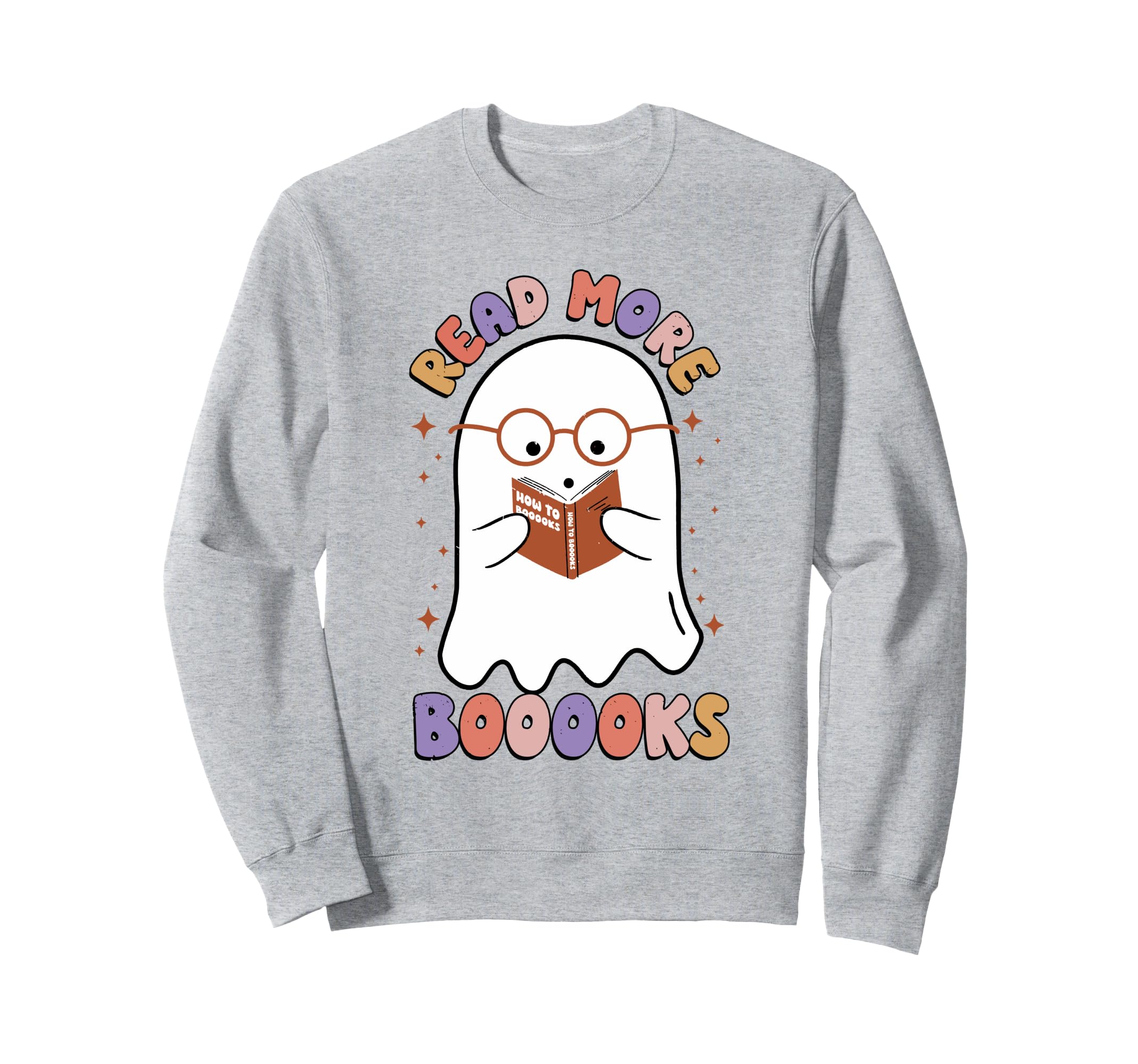 Ghost Reading Book Lovers Sweatshirt - Streetwear Style for Adults - T-Shirt, Sweatshirt, Hoodie