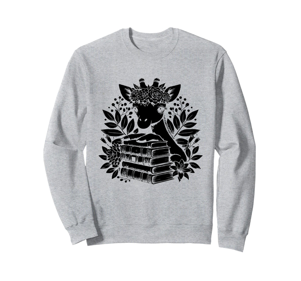 Giraffe Books Bookworm Library Sweatshirt - Streetwear Style Men Women - T-Shirt, Sweatshirt, Hoodie