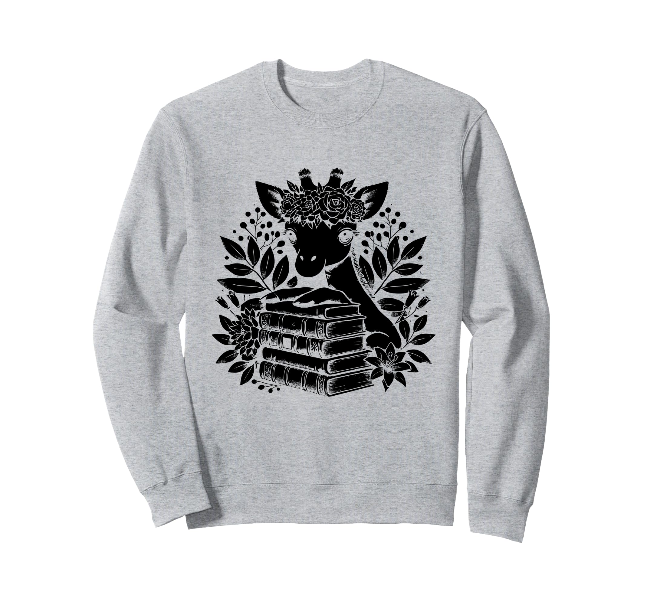 Giraffe Books Bookworm Library Sweatshirt - Streetwear Style Men Women - T-Shirt, Sweatshirt, Hoodie