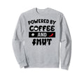 Powered Coffee Smut Smutty Books Sweatshirt - Aesthetic Graphic for Adults - T-Shirt, Sweatshirt, Hoodie