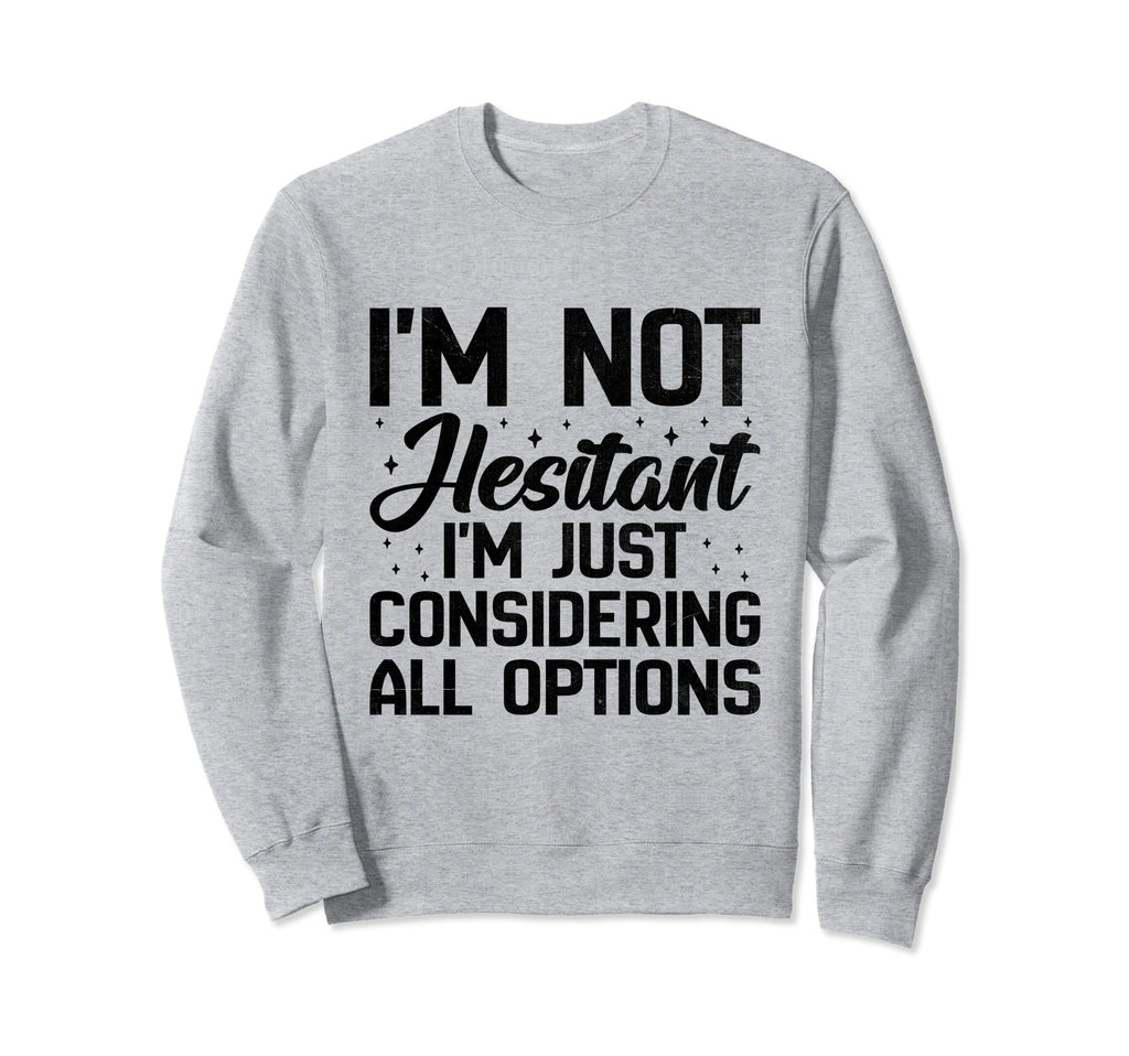 Overthinking Overthinker Funny Sweatshirt - Minimalist Print Unisex - T-Shirt, Sweatshirt, Hoodie
