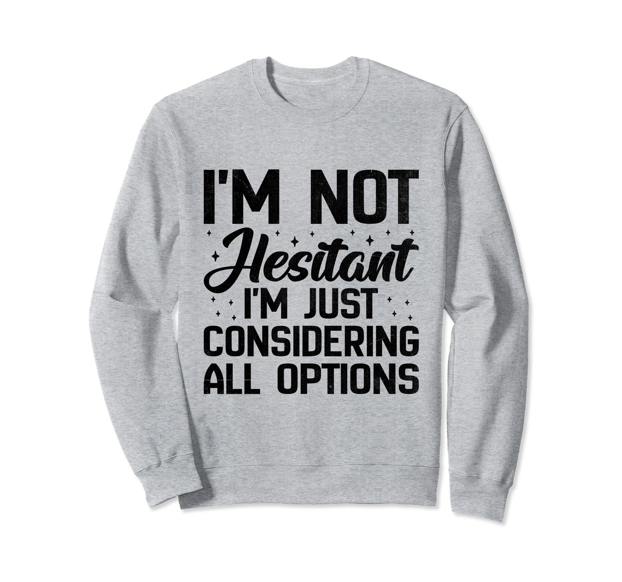 Overthinking Overthinker Funny Sweatshirt - Minimalist Print Unisex - T-Shirt, Sweatshirt, Hoodie
