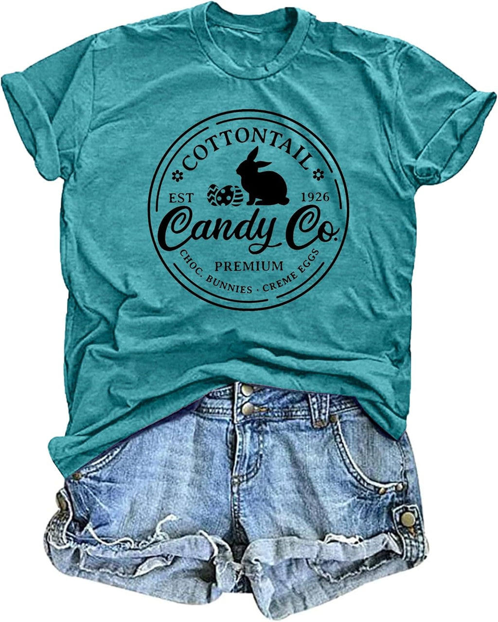 Women Happy Easter T Shirt Cute Easter Letter Graphic Tee Easter Day Casual Tops Unisex T-shirt, Sweatshirt, Hoodie, Long Sleeve Tee - T-Shirt, Sweatshirt, Hoodie