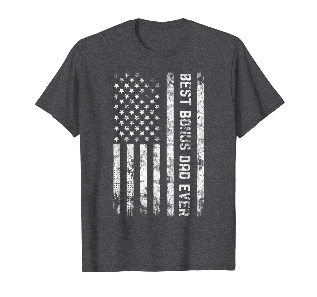 Mens Step Dad Fathers Day Best Bonus T-Shirt - Novelty Apparel Men Women - T-Shirt, Sweatshirt, Hoodie