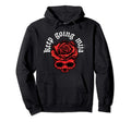 Keep Going Mija Red Skull Floral Hoodie - Casual Everyday Wear Men Women - T-Shirt, Sweatshirt, Hoodie