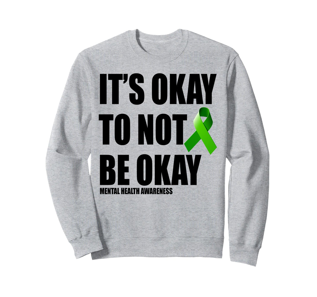 Mental Health Awareness Ribbon Sweatshirt - Streetwear Style Unisex - T-Shirt, Sweatshirt, Hoodie