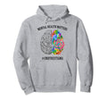 Mental Health Matters End Stigma Hoodie - Minimalist Print Unisex - T-Shirt, Sweatshirt, Hoodie