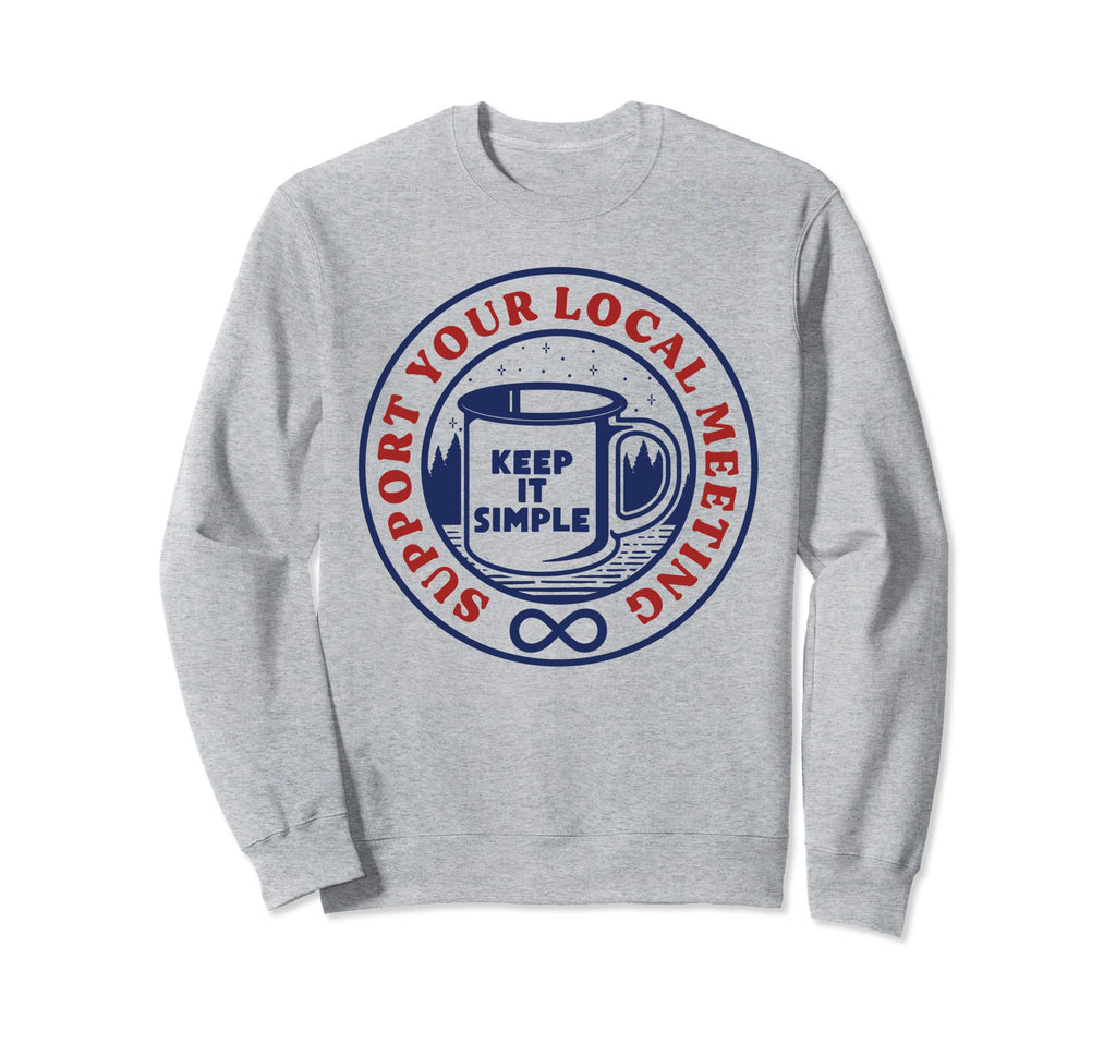 12 Step Meeting Aa Na Recovery Sober Sweatshirt - Novelty Apparel Unisex - T-Shirt, Sweatshirt, Hoodie