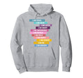 Positive Affirmations Growth Hoodie - Casual Everyday Wear for Adults - T-Shirt, Sweatshirt, Hoodie