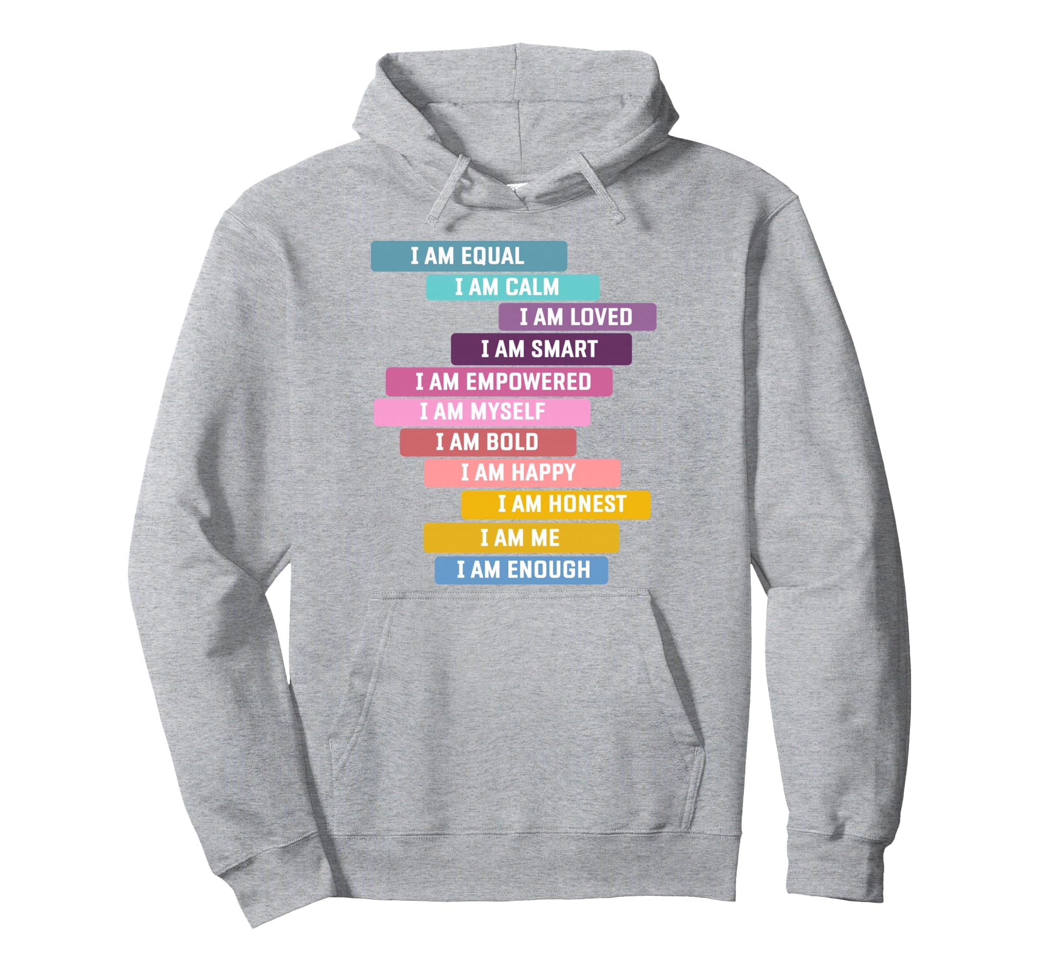 Positive Affirmations Growth Hoodie - Casual Everyday Wear for Adults - T-Shirt, Sweatshirt, Hoodie