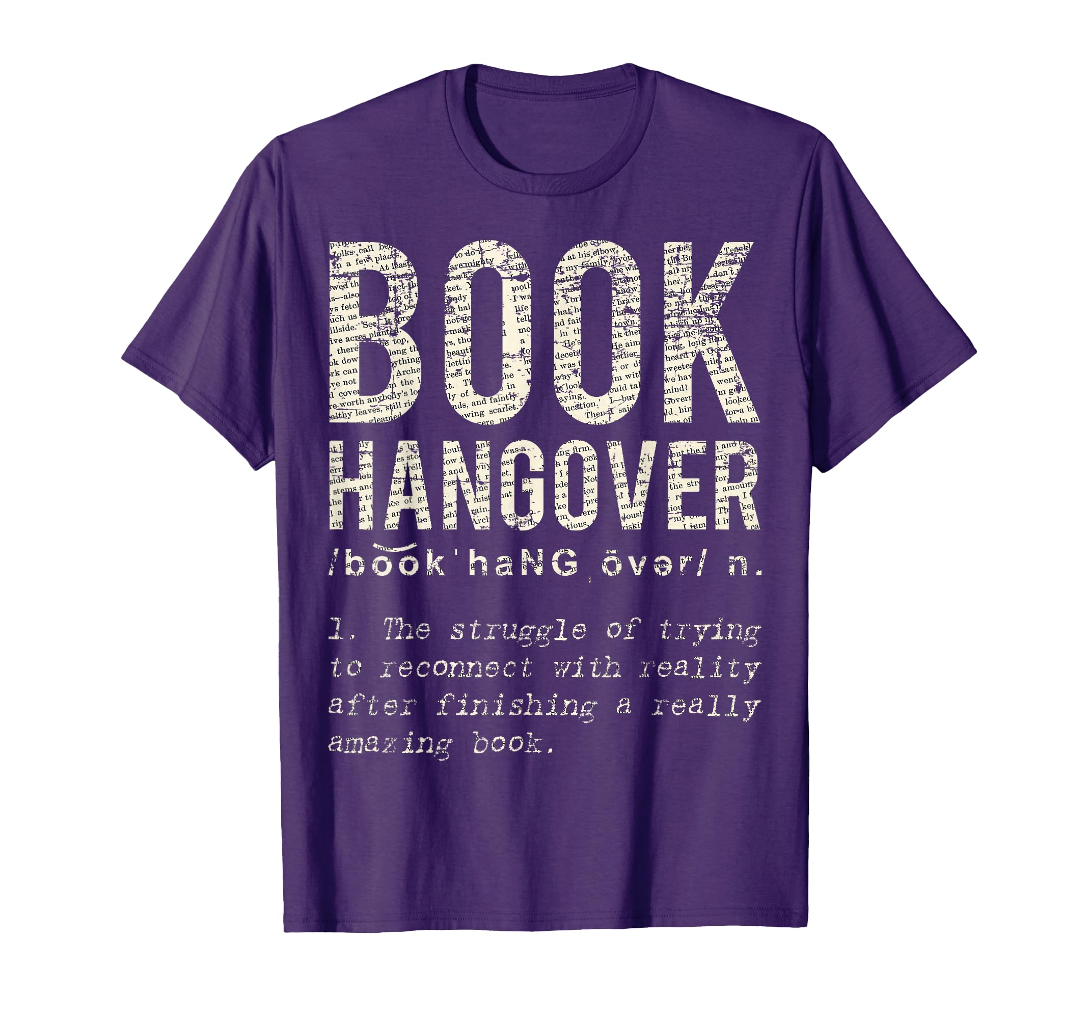 Book Hangover Book Lovers Book Worm T T-Shirt - Streetwear Style Unisex - T-Shirt, Sweatshirt, Hoodie