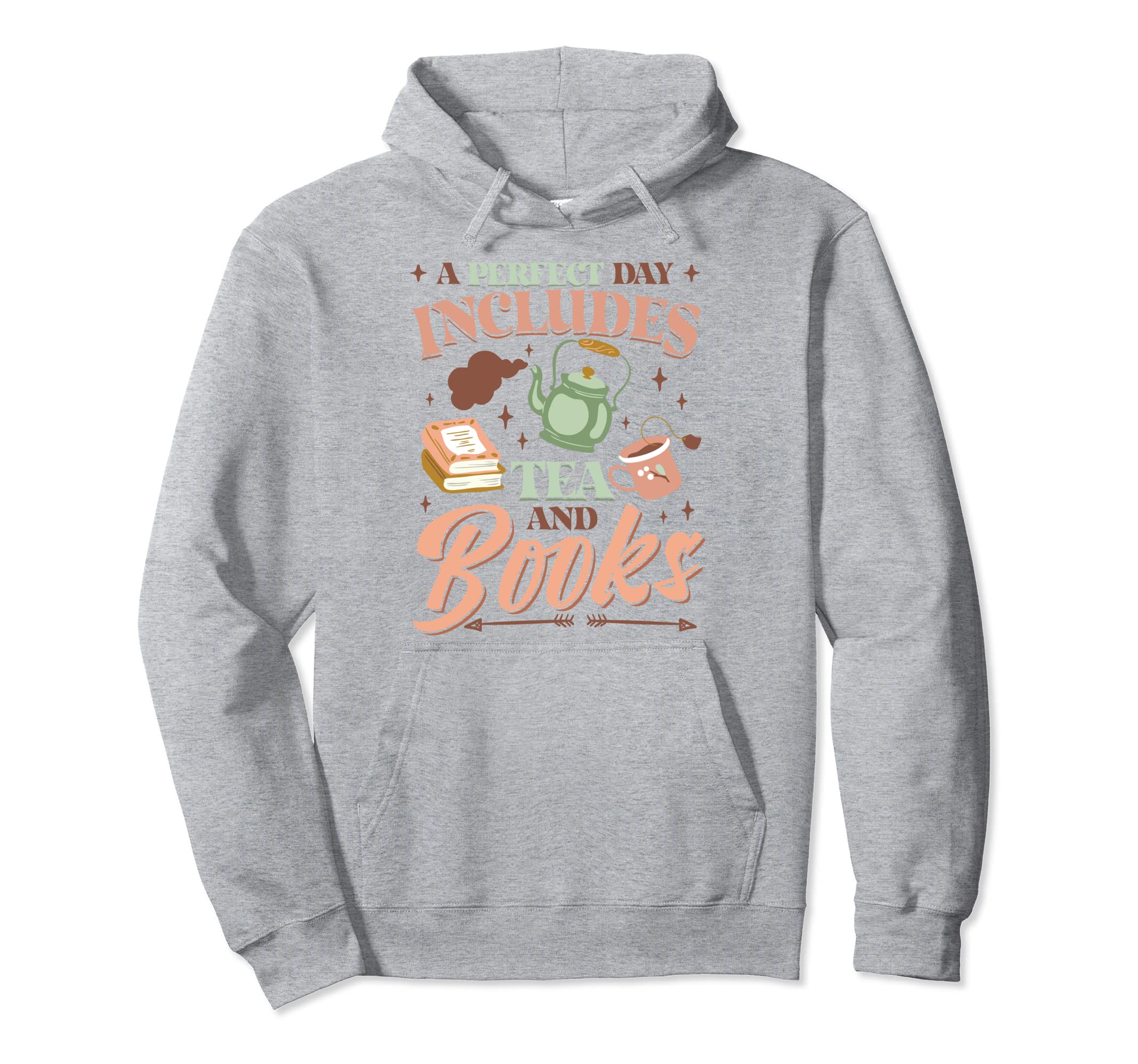 Read Books And Drink Tea Book Nerd Tea Hoodie - Trendy Graphic Men Women - T-Shirt, Sweatshirt, Hoodie